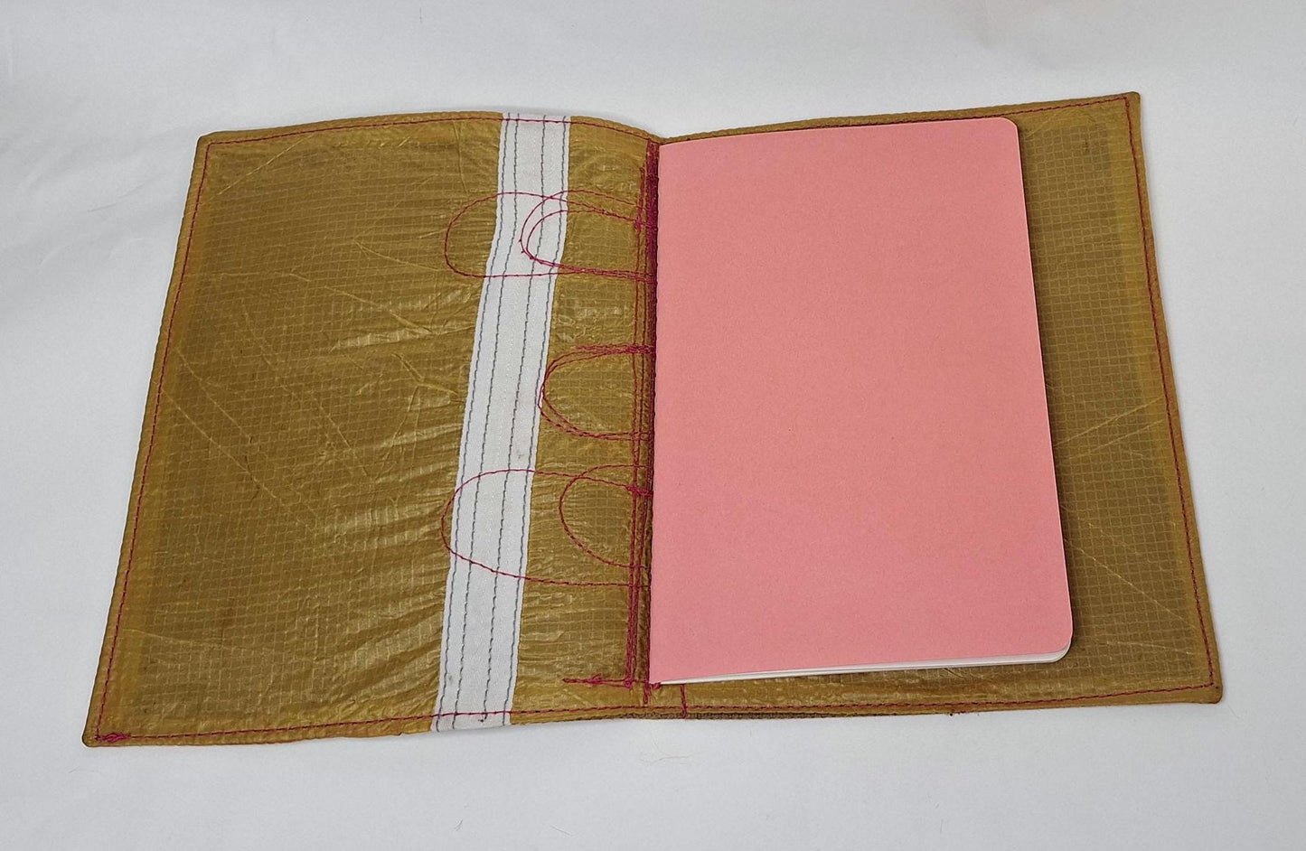 Waxed Canvas A5 notebook cover with notebook