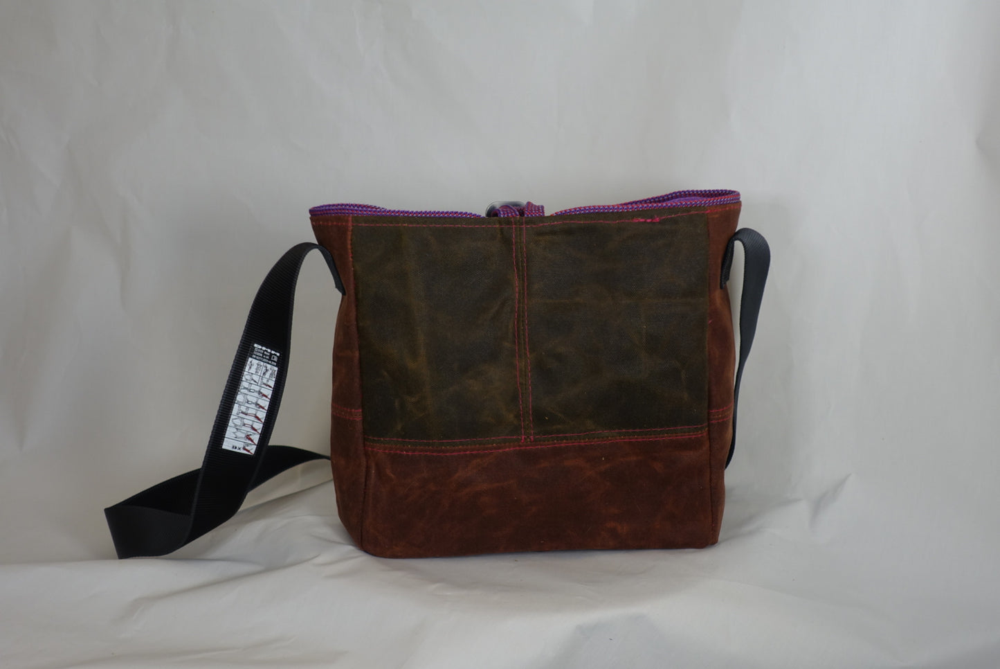 Upcycled cross body bag